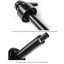 5pcs Syrup Vinegar Bottle Pressure Nozzle Oyster Sauce Pump (Black)