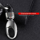 For Carbon Fiber Smart Car Key Case Cover Fob D2S1 Holder L6C0 Accessories X4S0