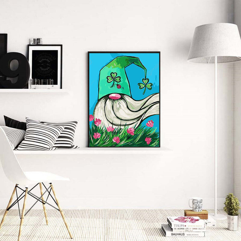 40x50cm DIY Gnome Oil Paint By Numbers Picture Home Living Room Wall Decorati