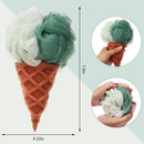 Accessories Spa Puffs Exfoliating Shower Sponge Loofahs Bath Body Scrubber