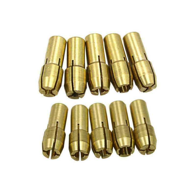 11Pcs Brass Drill Chuck Collet Bits 0.5-3.2mm Shank For Rotary