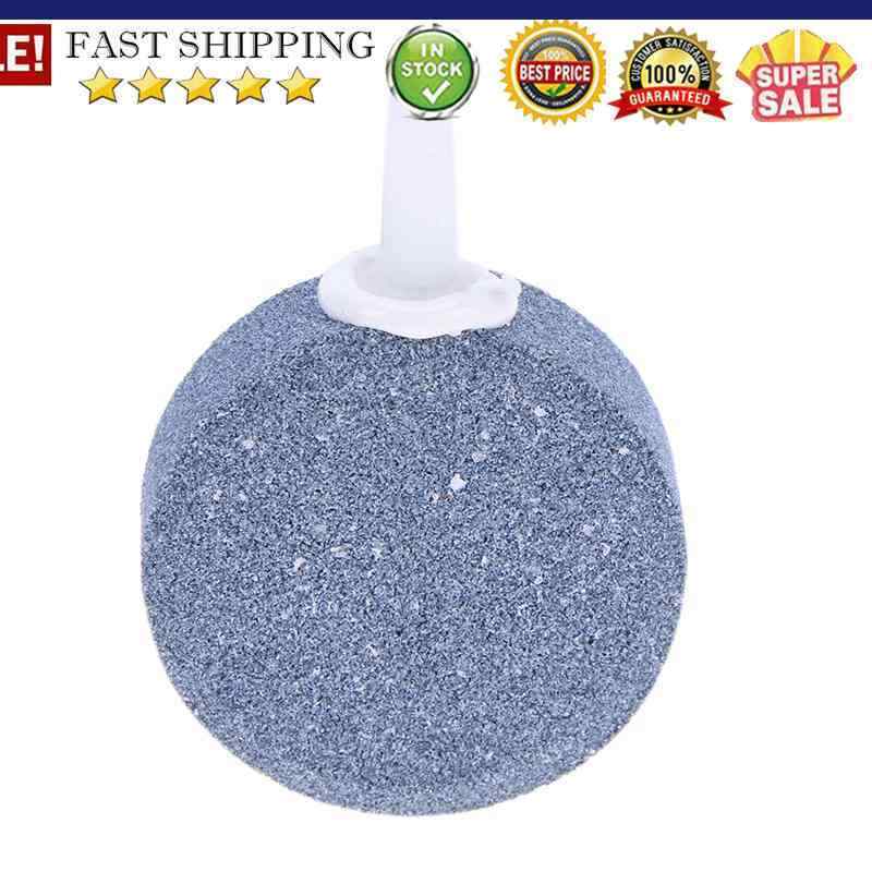 Aquarium Fish Tank Pump Bubble Disk Stone Aerator Hydroponic Oxygen(4cm)