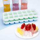 14 Grid DIY Popsicle Ice Cube Maker Freezer Removable Plate Ice Cube Tray Cov
