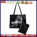 Women Transparent Handbag Pouch Composite Bags Stylish Large Tote Underarm Bag