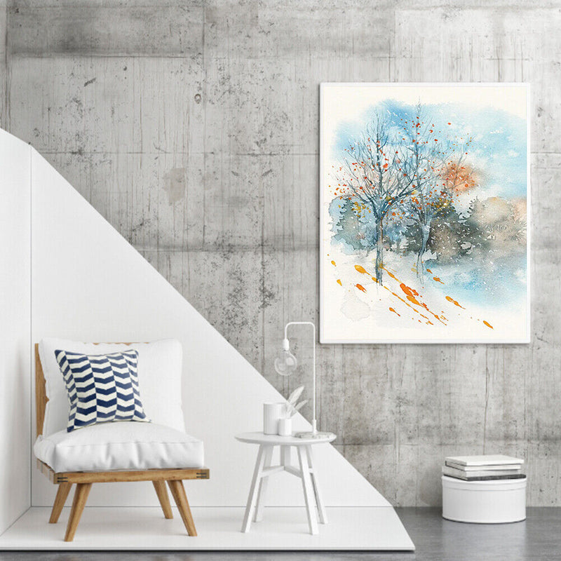Ink Woods Oil Paint By Numbers Kit DIY Acrylic Painting Wall Art Picture Cr