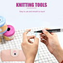 Circular Knitting Needles Set Detachable DIY Carpet Crochet Hooks Black Newly