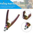 V-Shaped Fishing Rod Rest Head Universal Luminous Fishing Pole Holder (C) Newly