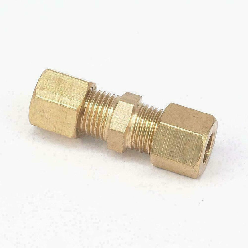 Brass Compression Fitting Straight Union Connector M7G3 *3/16"OD 3/16" OD P6T2