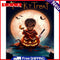 Frameless Painting By Numbers Halloween Pumpkin DIY Handmade Drawing On Canvas