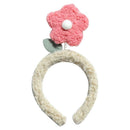 Hoops Hair Ornament Lovely Hair Accessories Headbands Flower Lamb Wool Cute