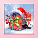 Christmas Bird 14CT Stamped DIY Embroidery Full Cross Stitch Cartoon Home Decor