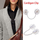 Snowflake Shape Shirt Collar Clips Duck Clip Clasps Cardigan Clip Shawl Brooch