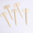 20pcs Wooden Herb Plant Pot Blackboard Garden Kitchen Flower Labels Props T6S1