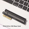 PCI-E 4X to 16X Desktop Card Adapter PCI-E 4X Male to Female Port Converter Card