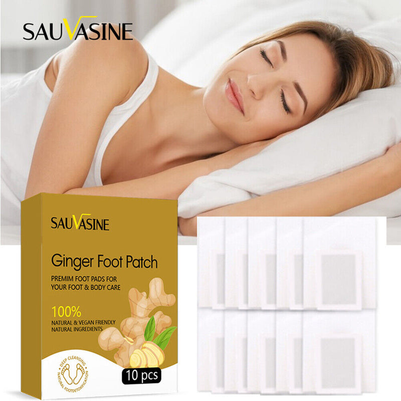 Ginger Sleeping Foot Pads Body Rejuvenation Dehumidification Breathable Patches