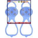 5 Teeth Spikes Crampons, Hiking Mountaineering Anti Slip Ice Snow Grips Crampons