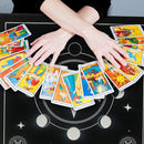 Tarot Card Tablecloth Divination Altar Cloth Corduroy 49x49cm (Style B)