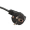 1M EU 3 Prong 2 Pin AC Laptop Power Cord Adapter Cable Black