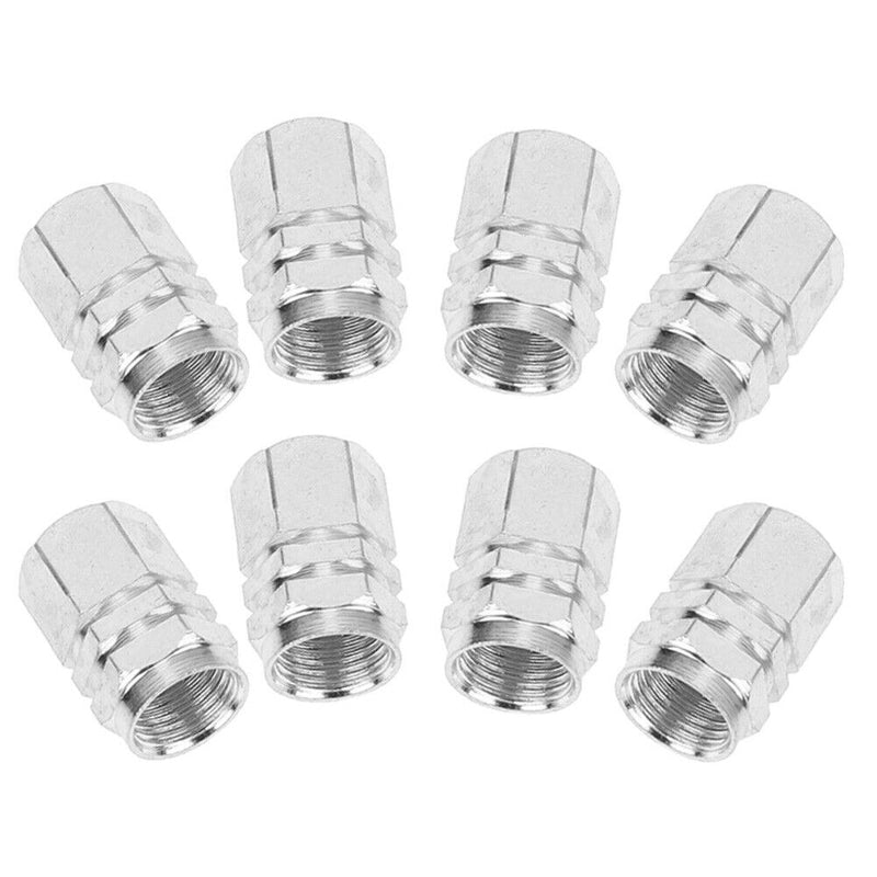 Aluminum Wheel Tire Valve Stem Caps Dust Cover for Car Motorcycle Bicycle 8 Pack