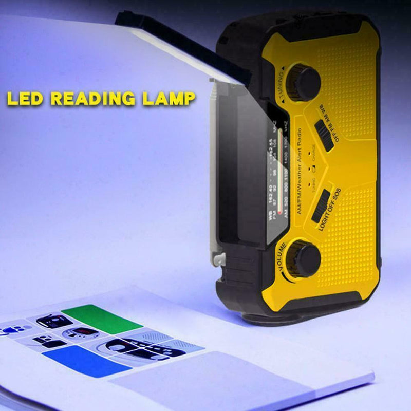 Multifunctional Outdoor Emergency Torch Solar Powered Hand By S3X1