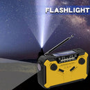 Reading Lamp Solar Charging Emergency Radio Hand Crank 2500mAh Power Bank