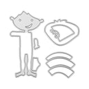 Snowvirtuos 4pcs Watermelon Boy DIY Stencil Cutting Tools? Emboss Scrapbook