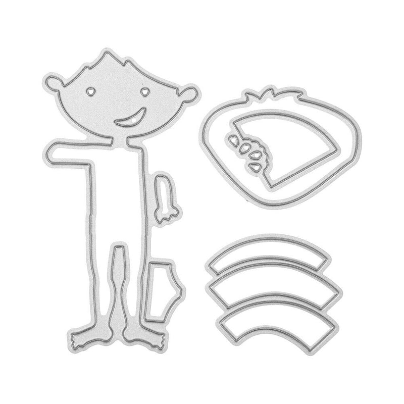 Snowvirtuos 4pcs Watermelon Boy DIY Stencil Cutting Tools? Emboss Scrapbook
