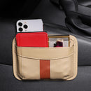 PU Leather Car Seat Storage Bag Pouch Phone Pocket UK Space-saving H2W0