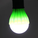 2 PCS Outdoor Hanging 3LED Camping Tent Light Bulb Fishing Lamp(Green)
