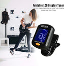 Foldable LCD Display Tuners Rotating Clip-on Guitar Tuner Ukulele Violin Parts