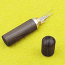 Portable Wooden Box Leather Knitting Craft DIY Sewing Needle Storage Container