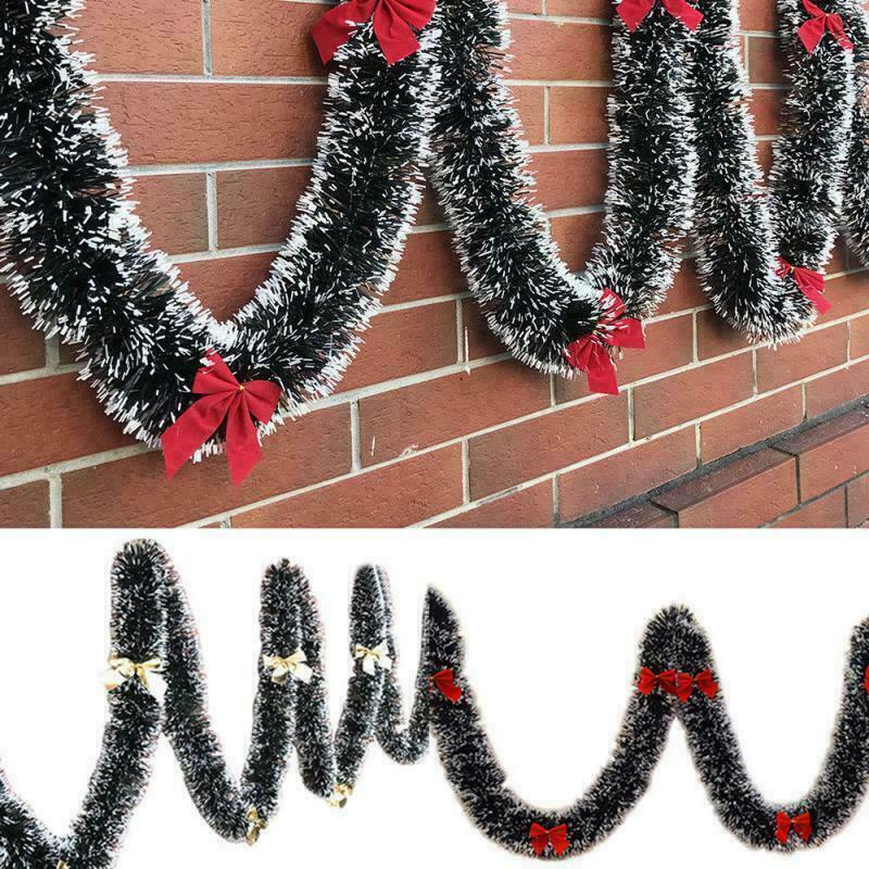2M Christmas Garland Home Party Wall Door Decor Xmas Tinsel F7Y4 E2A0 S5Q0