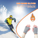 #A USB Electric Gloves Constant Temperature Heated Mittens for Skiing Riding Hik