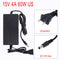 60W AC to DC 15V Power Supply Adapter Short Circuit Overload Protection (US