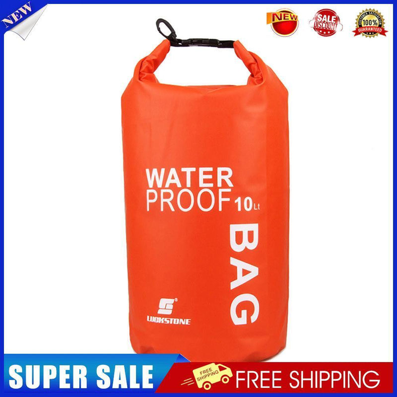 Swimming Bag Waterproof Dry Sack Storage Trekking Boat Phone Pouch (Orange)