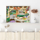 Full Round Drill Drawing Picture Kitchen Diamond Painting Living Room Ornam