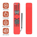 Silicone Remote Control Cover for Sony RMF-TX600C RMF-TX600P Case (Red)
