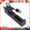 USB Battery Charger 1 Slot Charging Adapter for 18650 21700 22650 16340 Newly