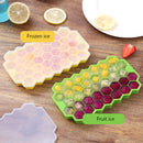 #A 37 Cavity Ice Cube Making Mold Reusable Silicone Ice Ball Fruit Tray for Summ