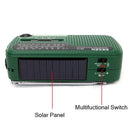 DE13 FM MW SW Crank Dynamo Solar Emergency Radio World Multiband Receiver Newly