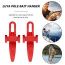 2pcs Fishing Rod Pole Hook Keeper Bait Lure Jig Hooks Holder with Rubber Ring