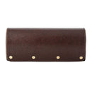 Portable 3 Slots Watch Storage Case Retro Watches Box Holder Stand (Brown) Newly