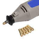 10pcs 0.5-3.2mm Brass Mini Drill Chucks Collet with Nut Kits Replacement Parts