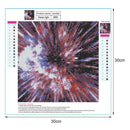 5D DIY Full Drill Diamond Painting Fireworks Cross Stitch Embroidery Kit (A