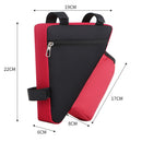 1.2L Triangle Cycling Bicycle Bags MTB Bike Front Tube Frame Pouch (Red)