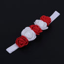 Baby 5 Flowers Headband Hair Band Handmade DIY Headwear Hair Accessories(4)