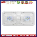 48 LED Ceiling Light 12V DC Dome Lamp with Switch for RV Boat Caravan Motorhome