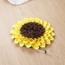 Dog Eating Mat Sunflower Pet Food Bowl Blanket Training Snuffle Pad Puppy S