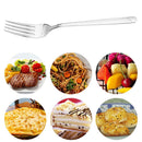 Matefielduk Stainless Steel Spaghetti Fork Postre Fillet Western Fork Kitchen Bestec
