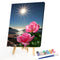Moon and Flowers 40x50cm Oil Paint By Numbers Picture DIY